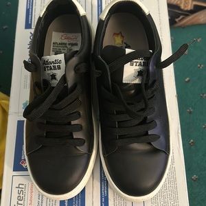 Atlantic Stars leather sneakers size 9. Only worn twice.